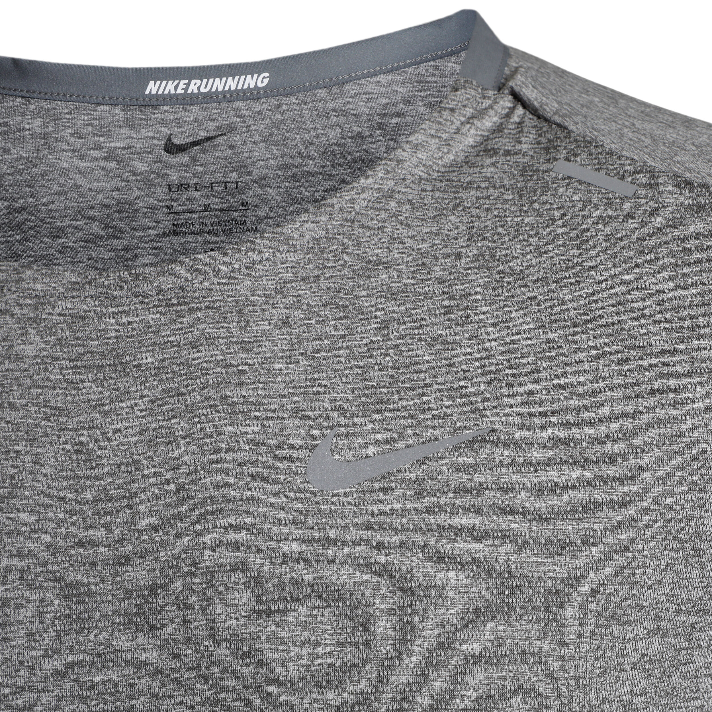 Dri-Fit Rise 365 Laufshirt Herren - Grau, Silber