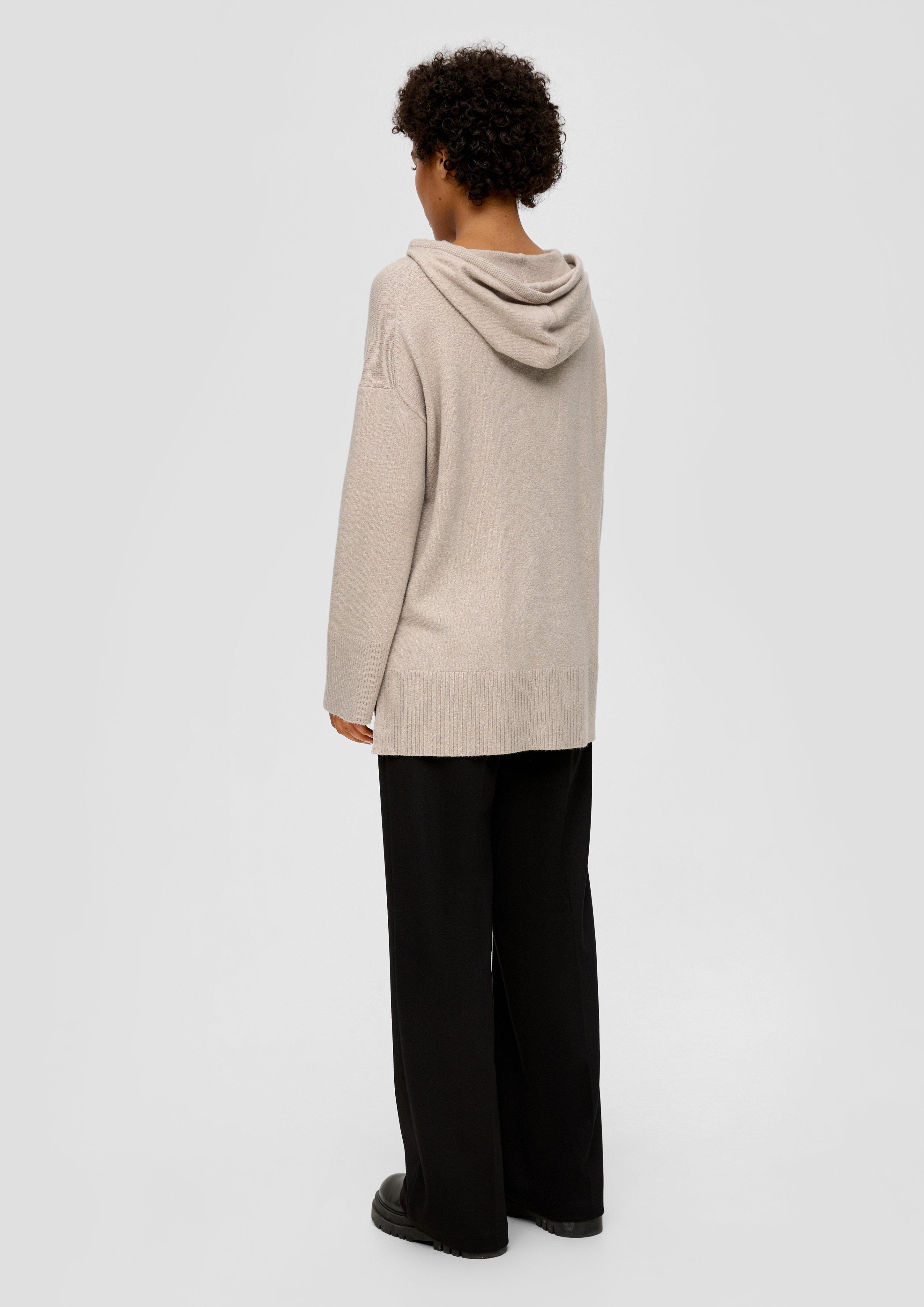 Strickpullover mit verlängertem Rückensaum  2141802-8095