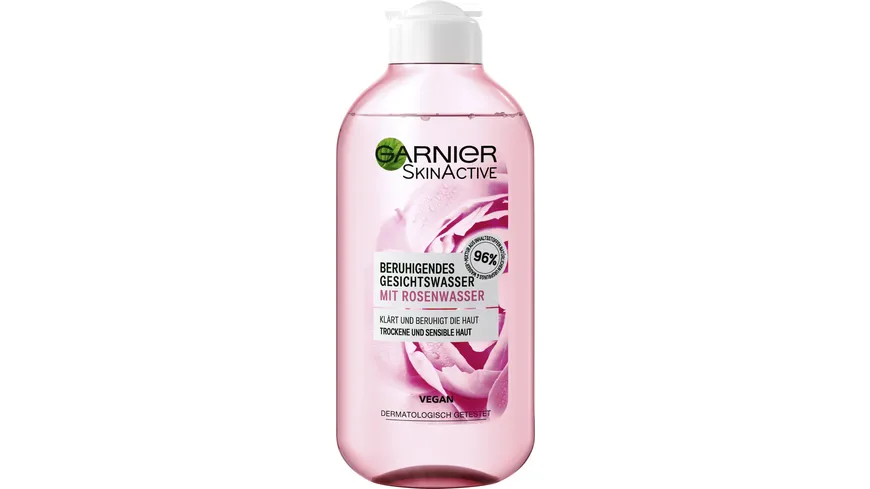 Garnier Skin Active Gesichtswasser mit Rosenwasser 200 ml