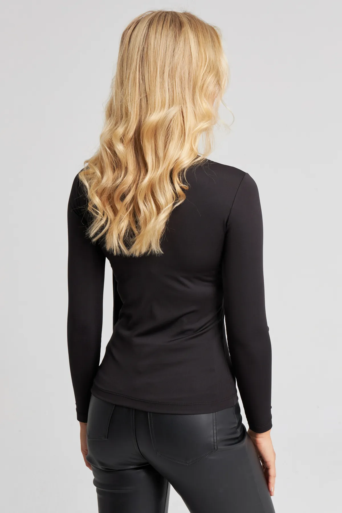 Cool & Sexy  Schwarze Schleifenbluse für Damen EY2670