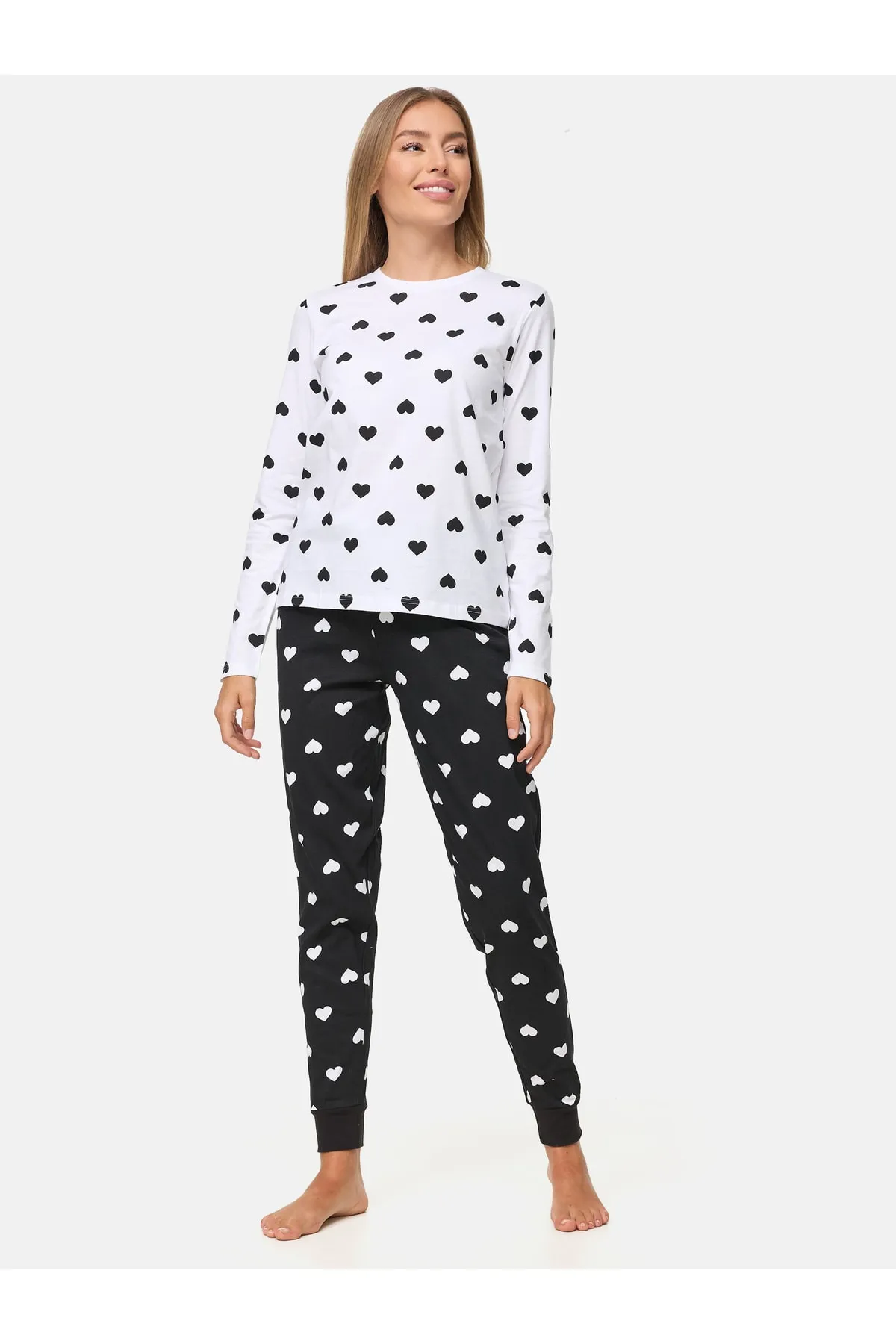 Threadbare  Pyjama set - Schwarz - Pünktchen