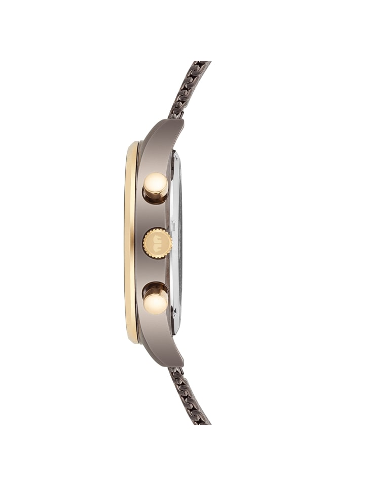 Rhodenwald & Söhne Herren Chronograph gelbgold Edelstahl anthrazit in anthrazit günstig kaufen 23 cm