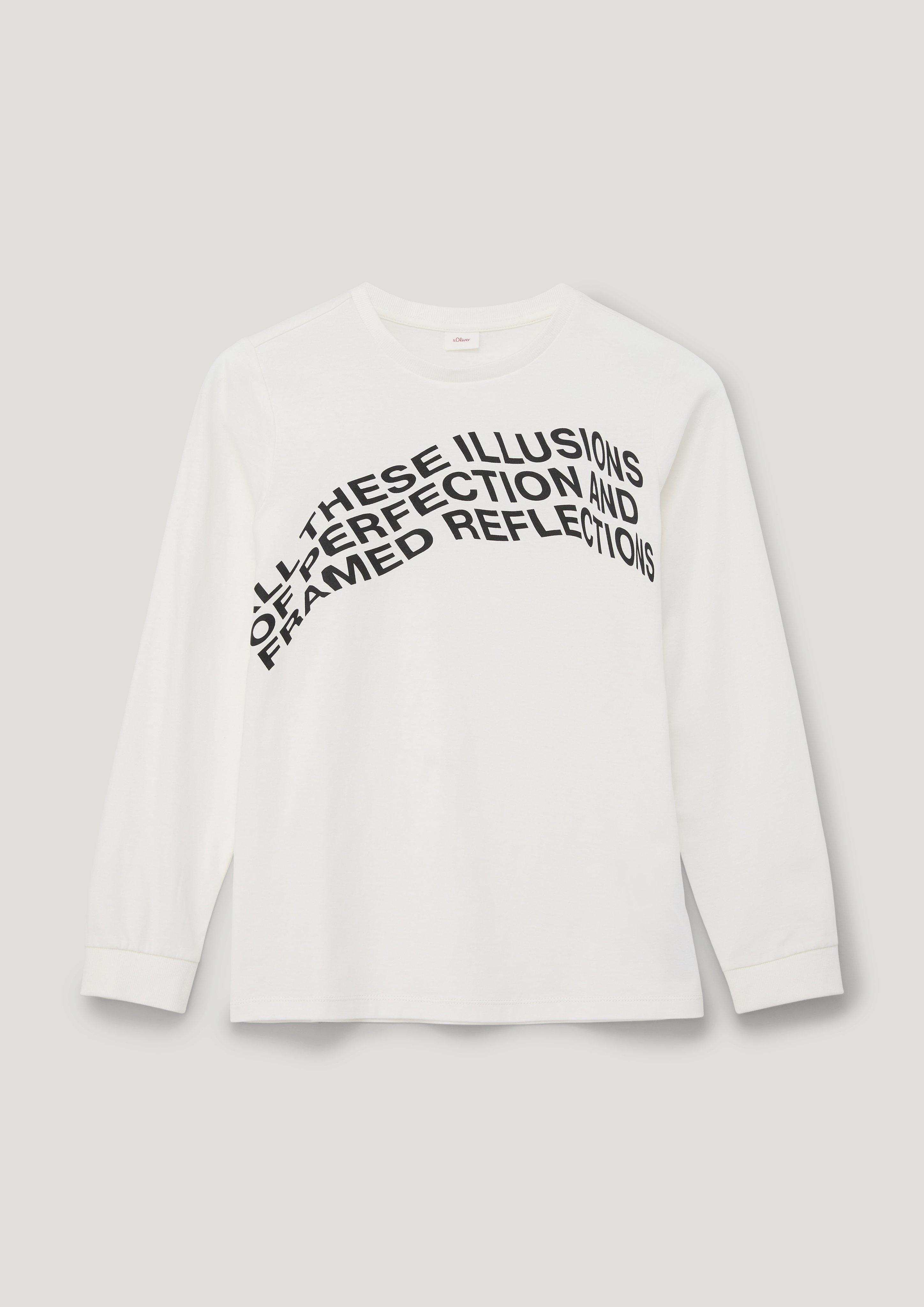 Longsleeve mit Frontprint  2134019-0210