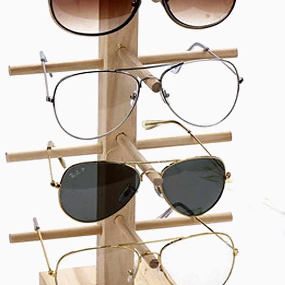 Tian Dee Brillenetui Brillenhalter Brillenständer Kreative Holz Sonnenbrille Rack