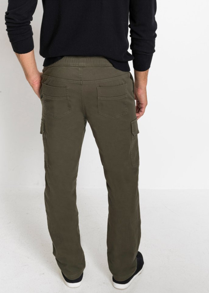 Regular Fit Thermo-Stretch-Schlupfhose, Straight