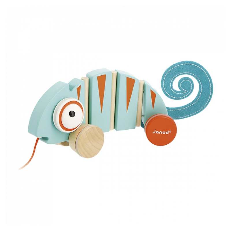 Tropik caméléon à tirer en bois