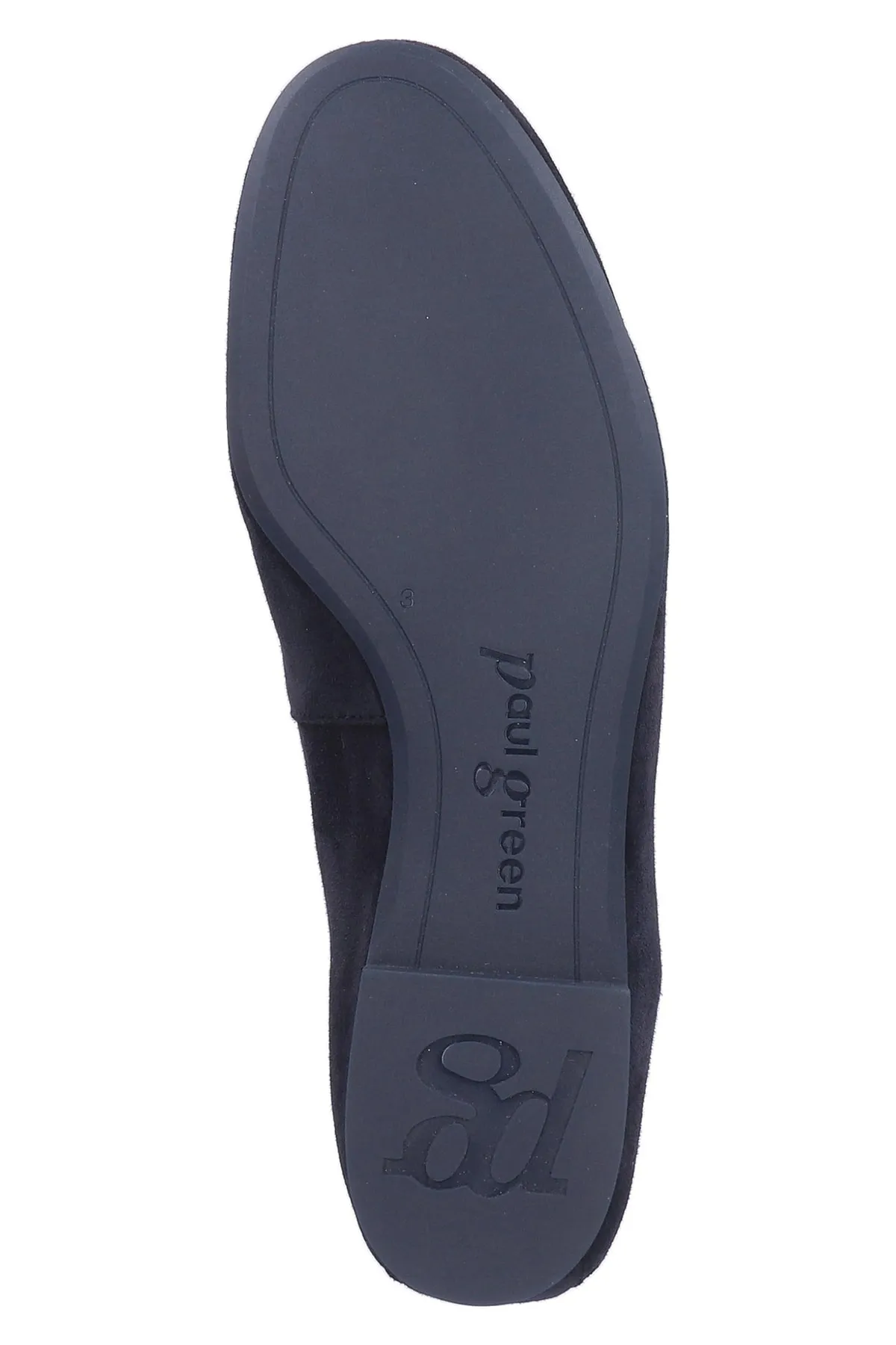Paul Green  Flacher Schuh - Dunkelblau - Blockabsatz