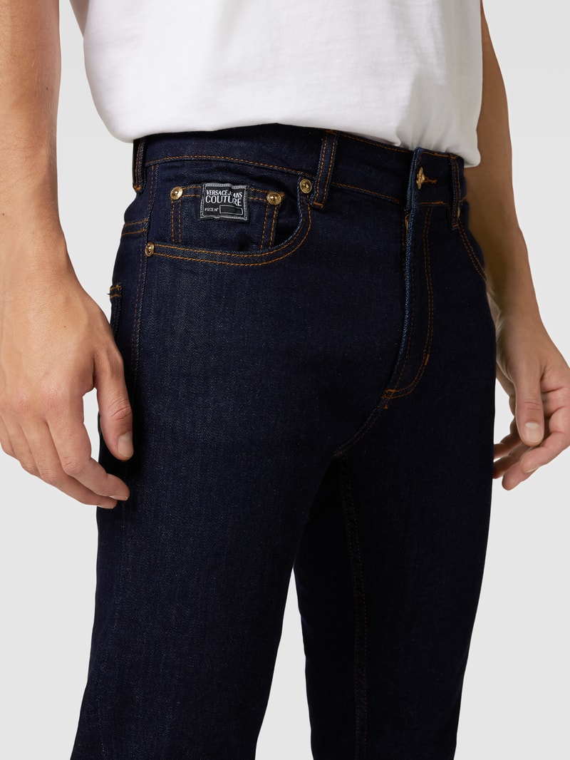 Jeans im 5-Pocket-Design Modell 'CDW' in dunkelblau