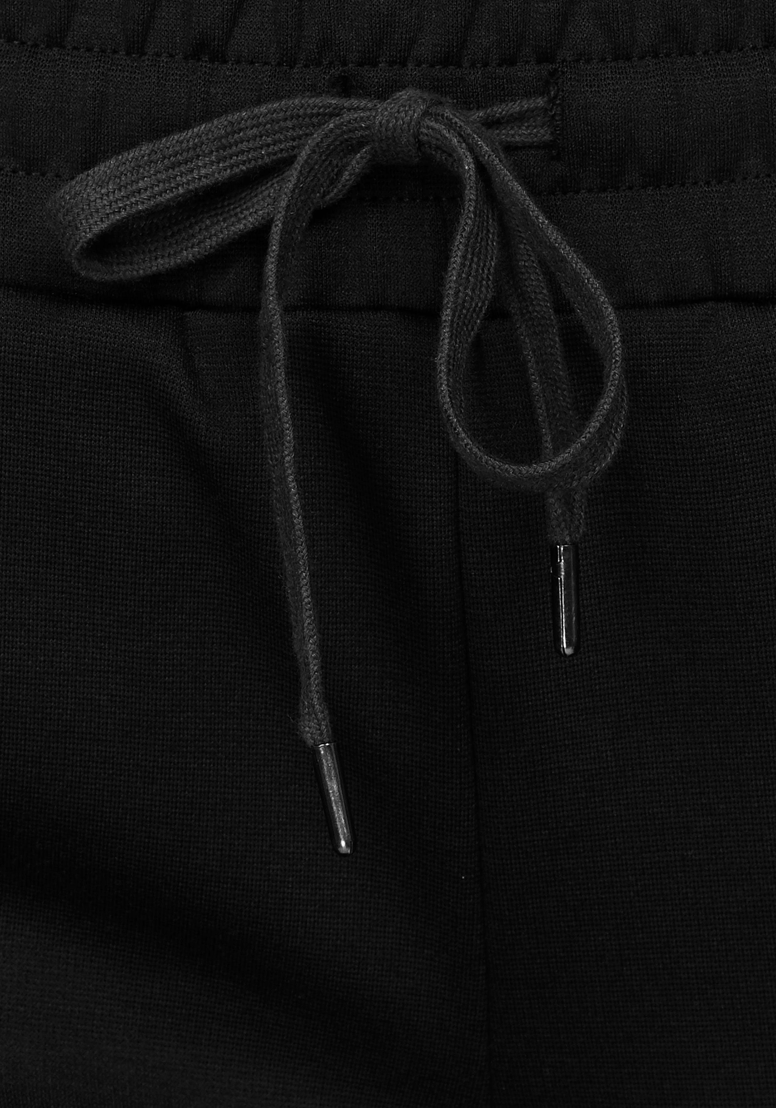 Bench. Loungewear Relaxhose mit schmalem Bein und Zipper am Saum, Loungewear, Loungeanzug
