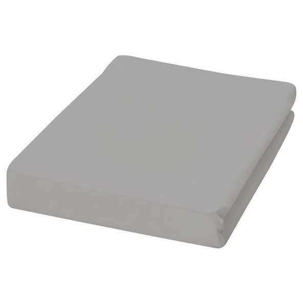 Jersey Spannbetttuch, 90-100 x 200 cm, grau