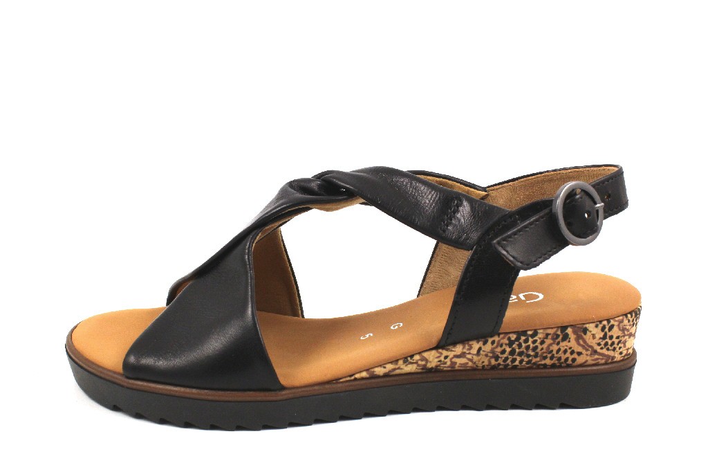 GABOR Klassische Sandalen schwarz Comfort 22