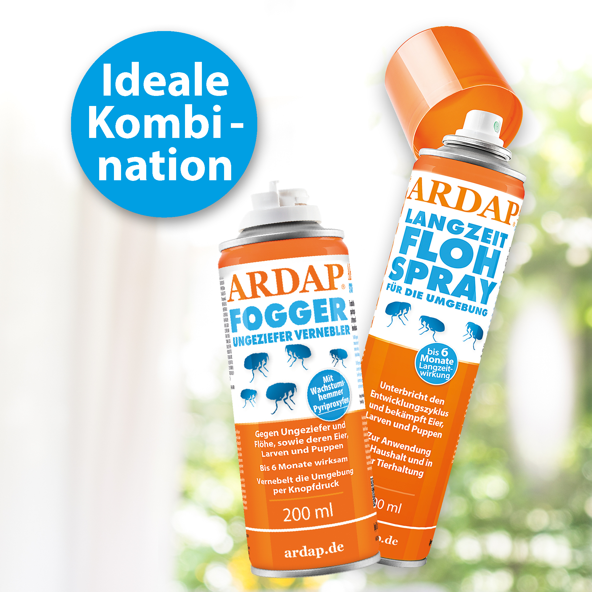 Ardap Zubehör Ardap Langzeit Flohspray für die Umgebung 500ml