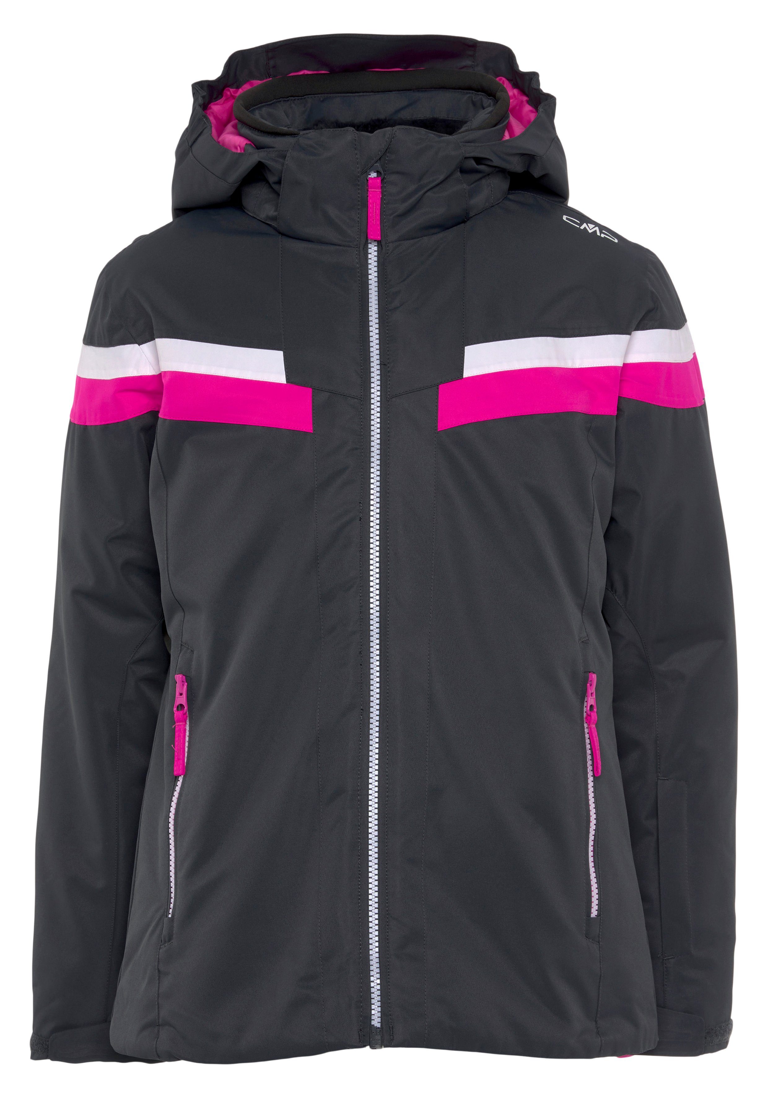 CMP Skijacke KID G JACKET SNAPS HOOD Atmungsaktiv & Wasserdicht & Winddicht