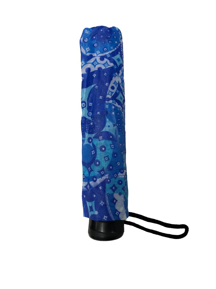 ANELY Kleiner Regenschirm Paris Gemustert Taschenschirm in Blau günstig kaufen onesize