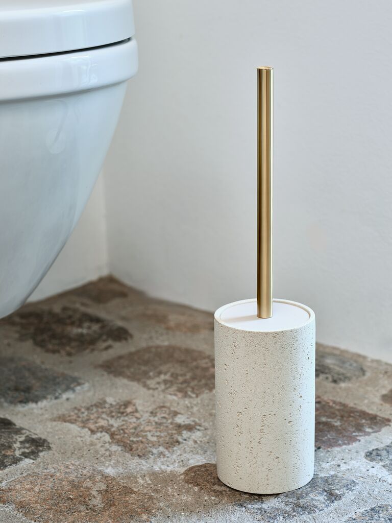 TORUP TORUP toalettbørste i beige steintøy