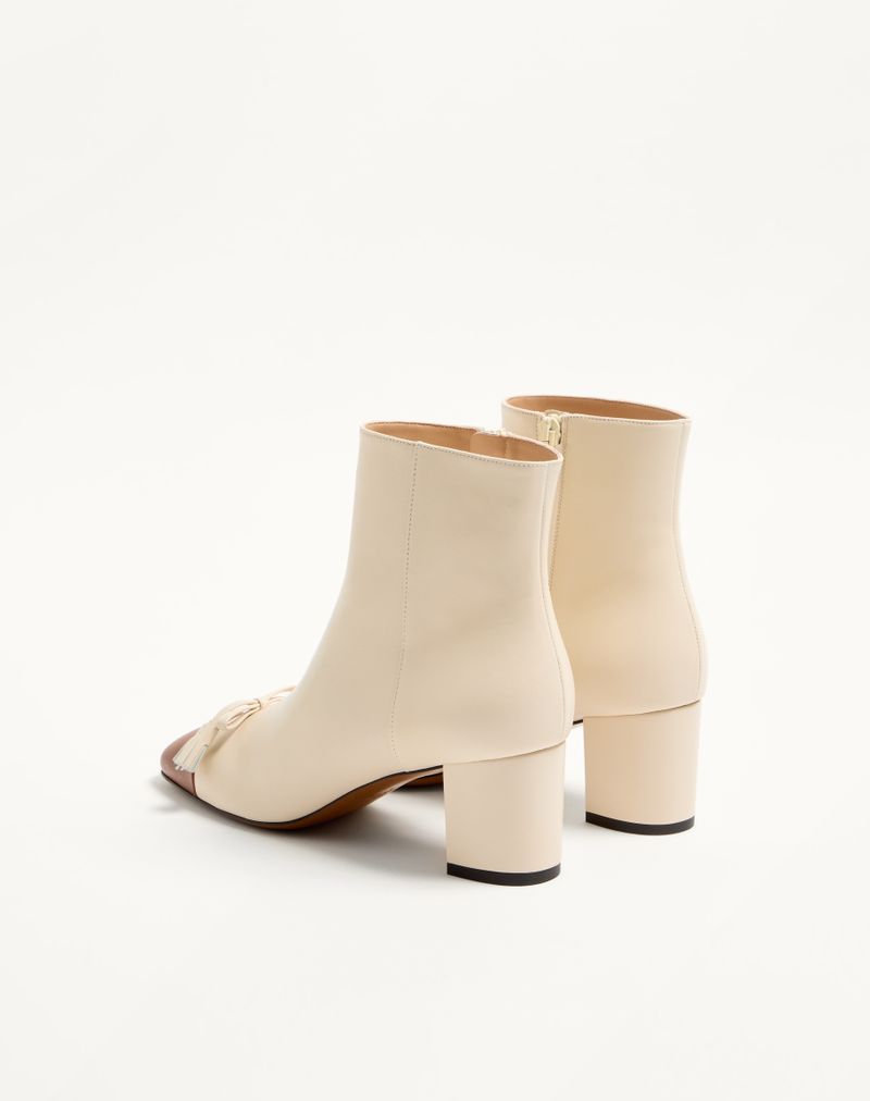 Bota de cano curto Valet Du Roi 60mm em couro de cabra