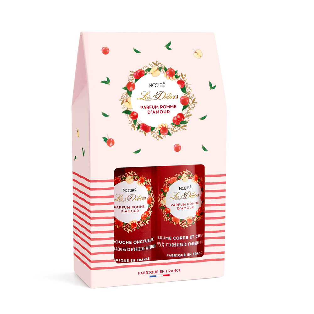 Nocibé Les Délices - Pomme d'Amour Coffret Gel Douche & Brume