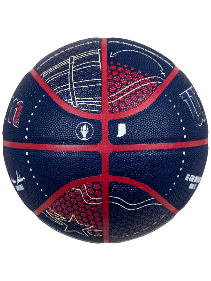 Wilson Wilson NBA All-Star 2024 Indianapolis Collector Ball in Dunkelblau günstig kaufen 7