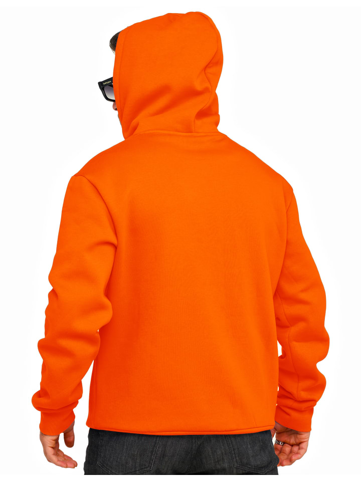 DAILY COTTON Kapuzenpullover - DCTALGAR Oversize Hoodie Sweatshirt in Orange günstig kaufen