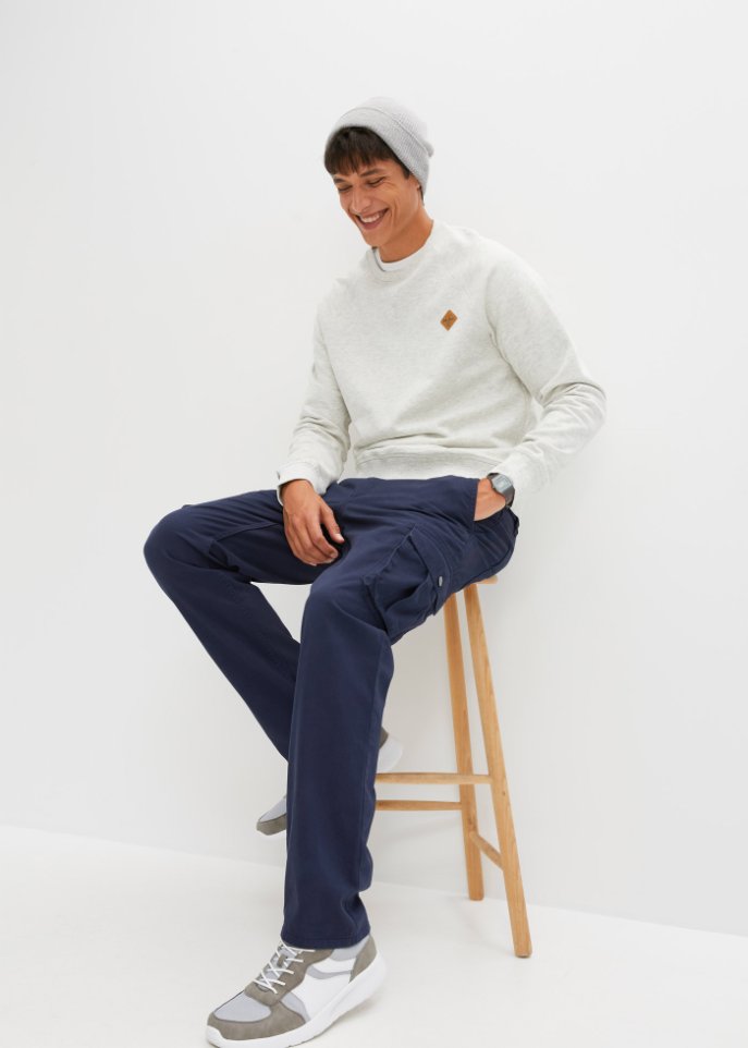 Regular Fit Cargohose, Straight