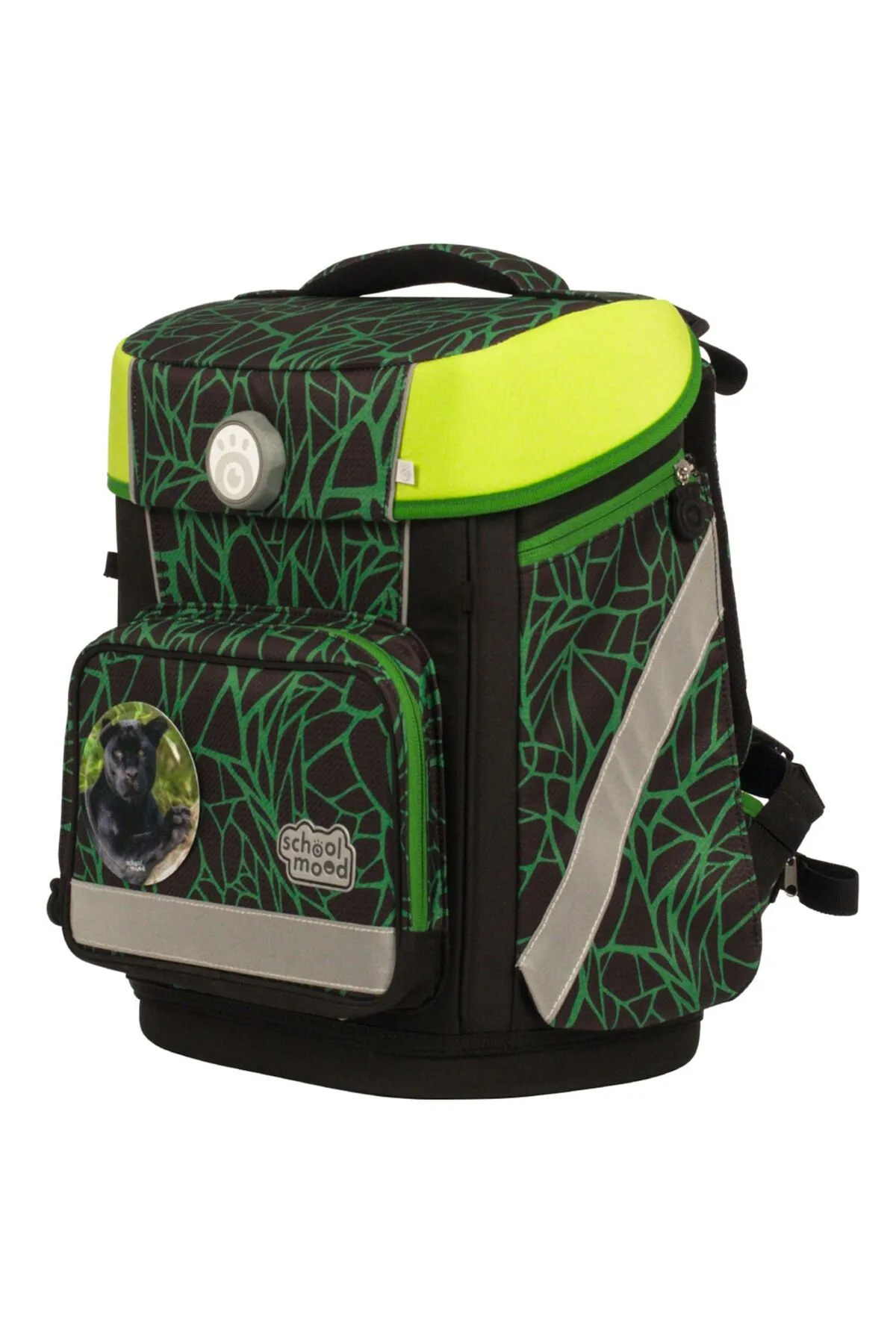 School Mood  Schulrucksack - Grün - Unifarben