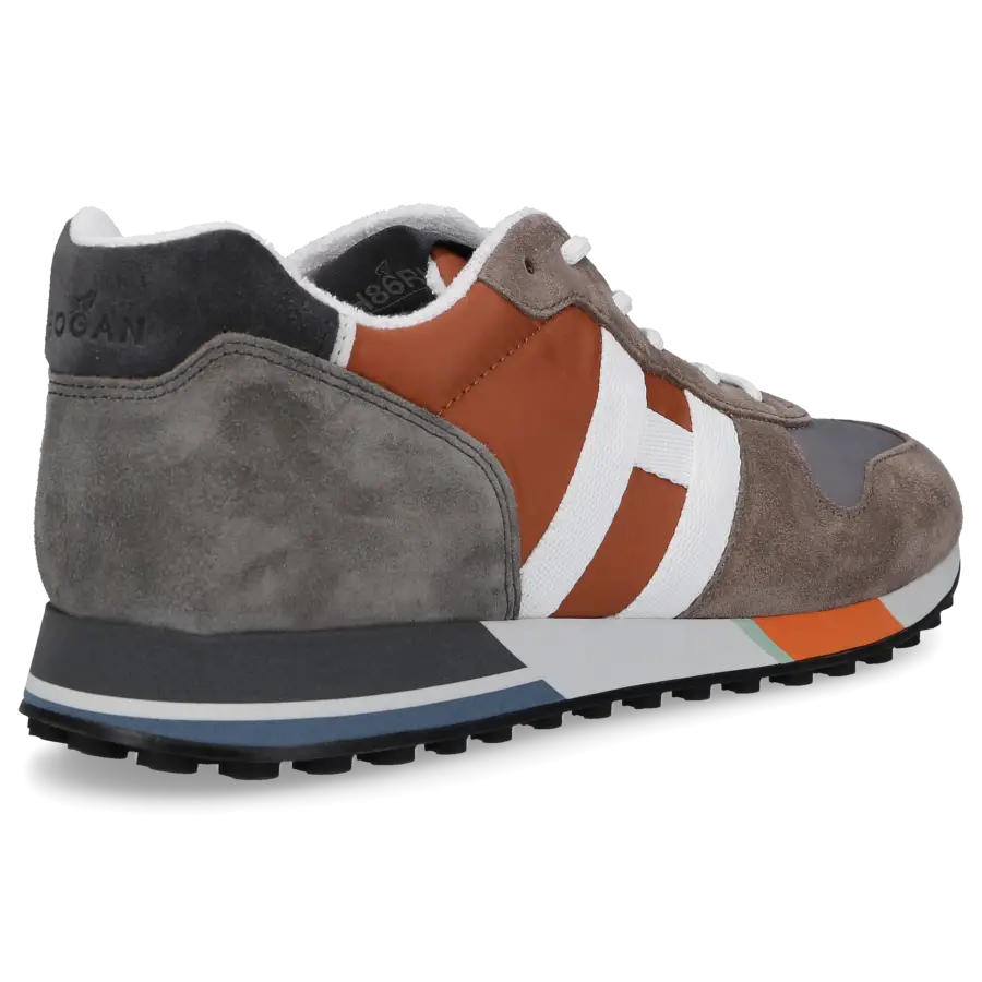 Hogan - Sneaker low H383 Veloursleder Textil - grau
