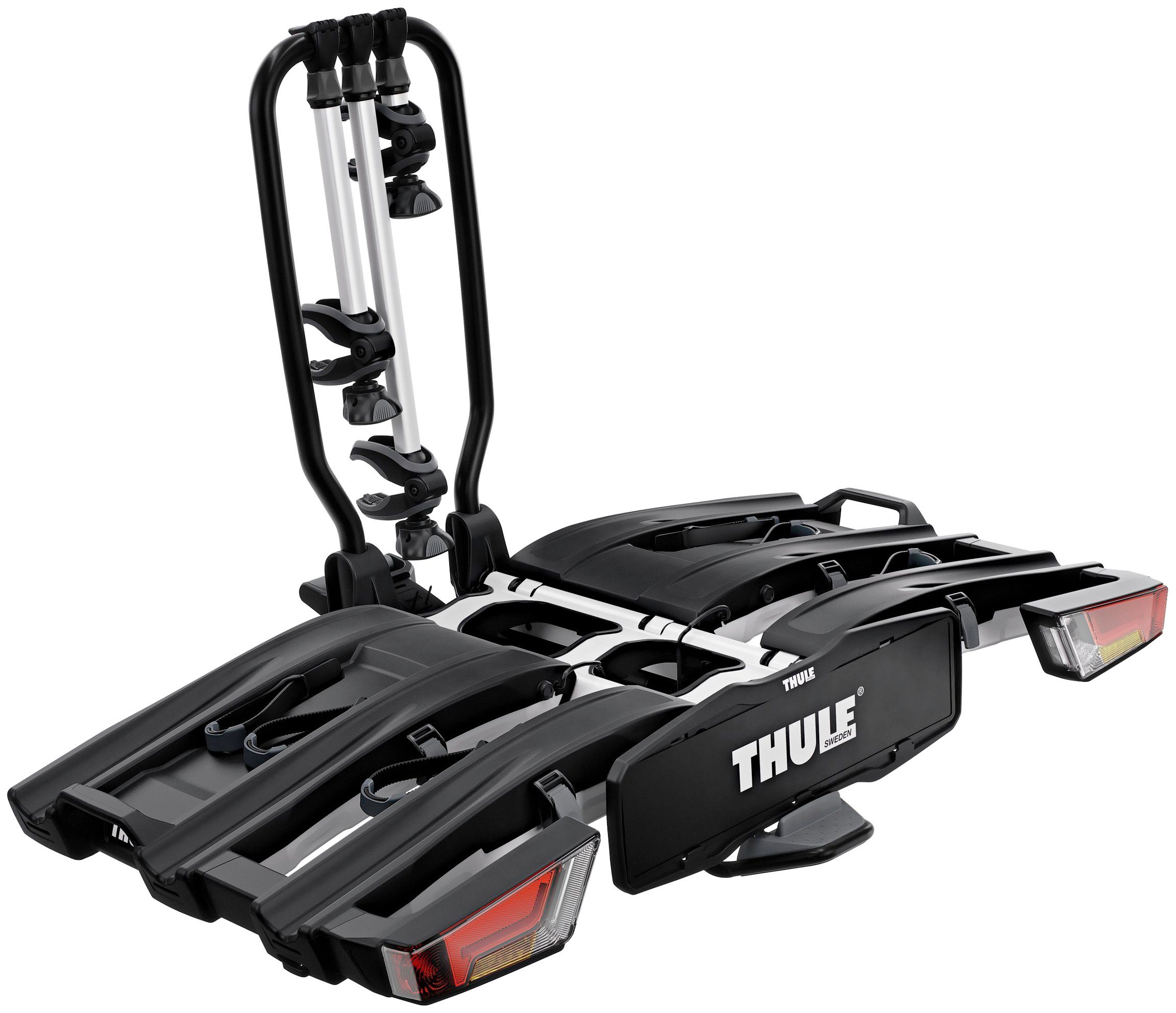 Thule Kupplungsfahrradträger EasyFold XT 3B FIX4BIKE, für max. 3 Räder, für Fahrzeuge mit einer FIX4BIKE-Anhängerkupplung