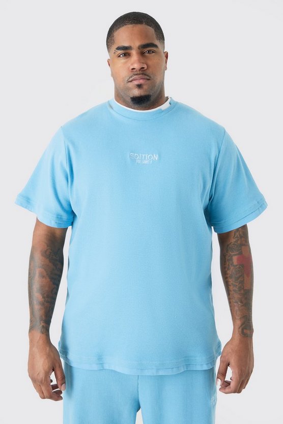 Plus geripptes Edition T-Shirt