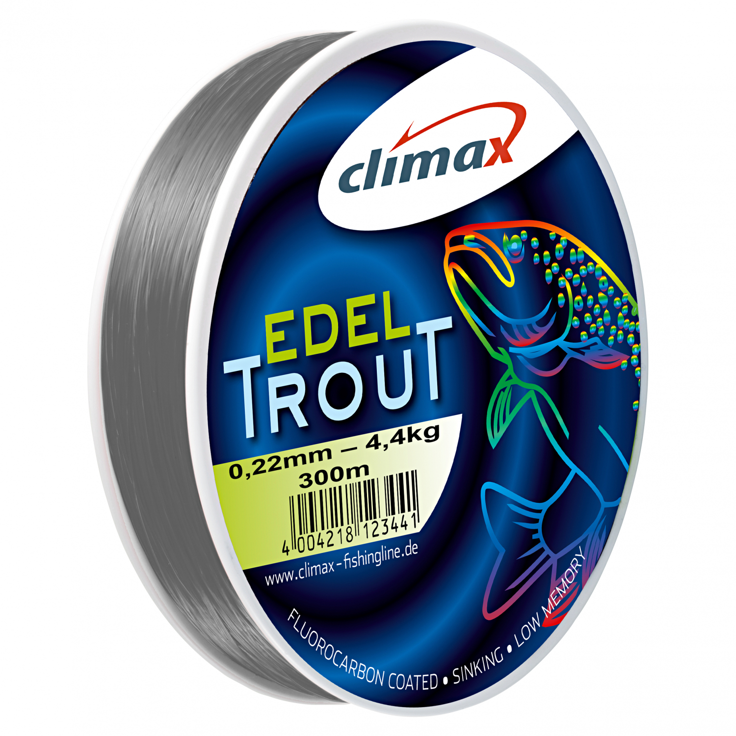 Climax Angelschnur Edel-Trout (silbergrau, 300 m)