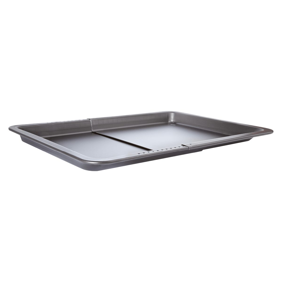 EUROHOME Backblech ausziehbar mit Auskühlnoppen Antihaftbeschichtung, Schwarzblech, (Ausziehbares Blech von 33 bis 52 cm), Ofenblech aus Schwarzblech - Backblech antihaft
