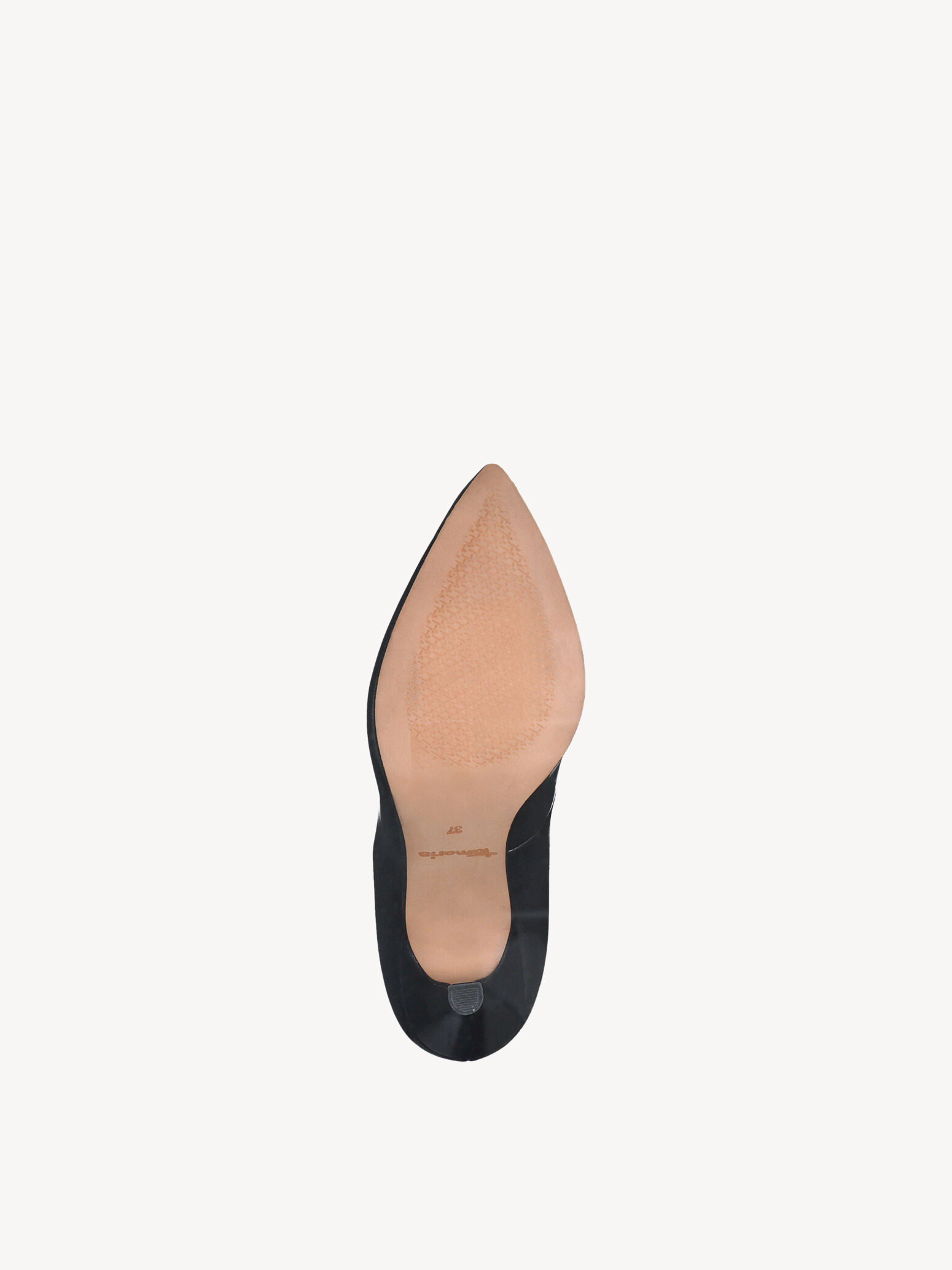 Escarpin en cuir - noir