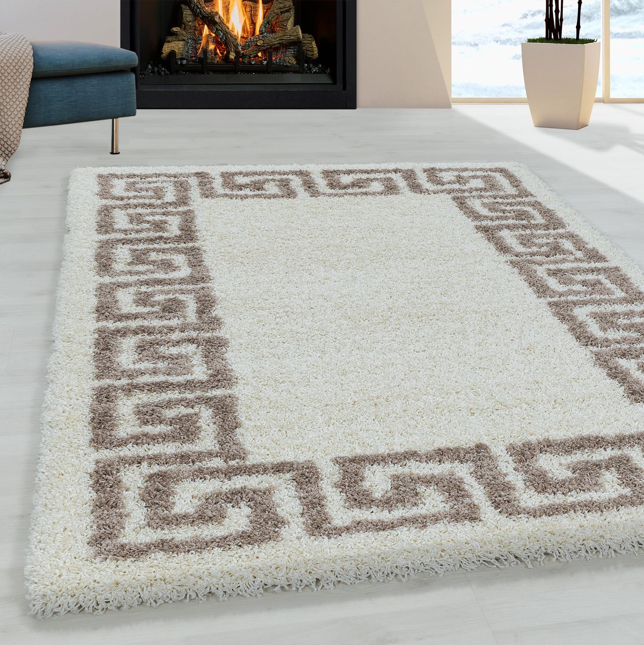 Ayyildiz Teppich, HERA 3301, BEIGE, 140 x 200 cm