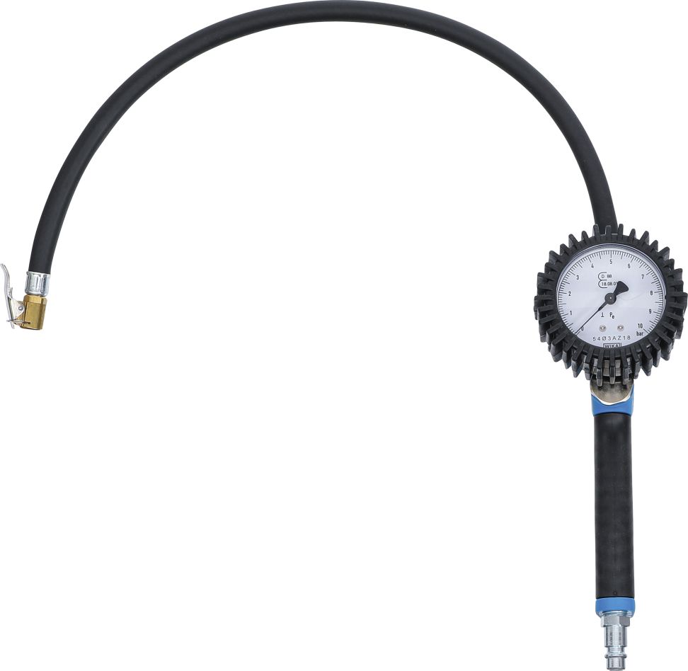 BGS 55410 Air tire inflation gun calibrated 0 - 10 bar