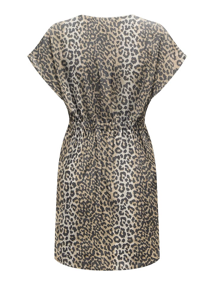 ONLY Kleid in Hellbraun/ Beige/ Schwarz günstig kaufen
