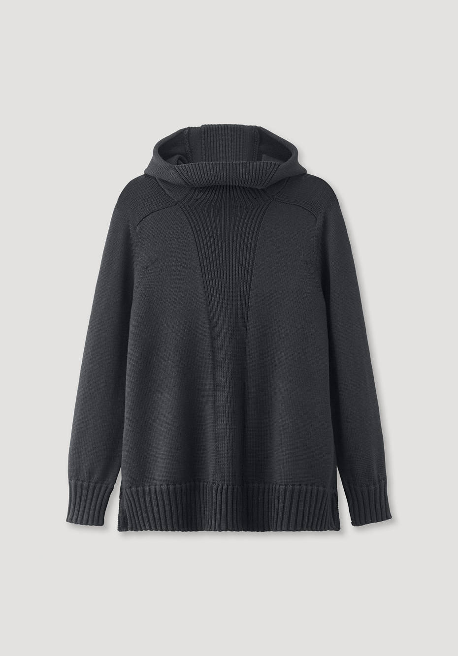WUNDERKIND X HESSNATUR Hoodie aus reiner Bio-Merinowolle