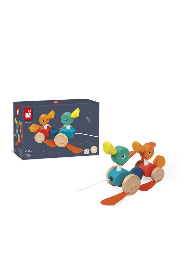 Jucărie de trăsătură Janod Duck Family