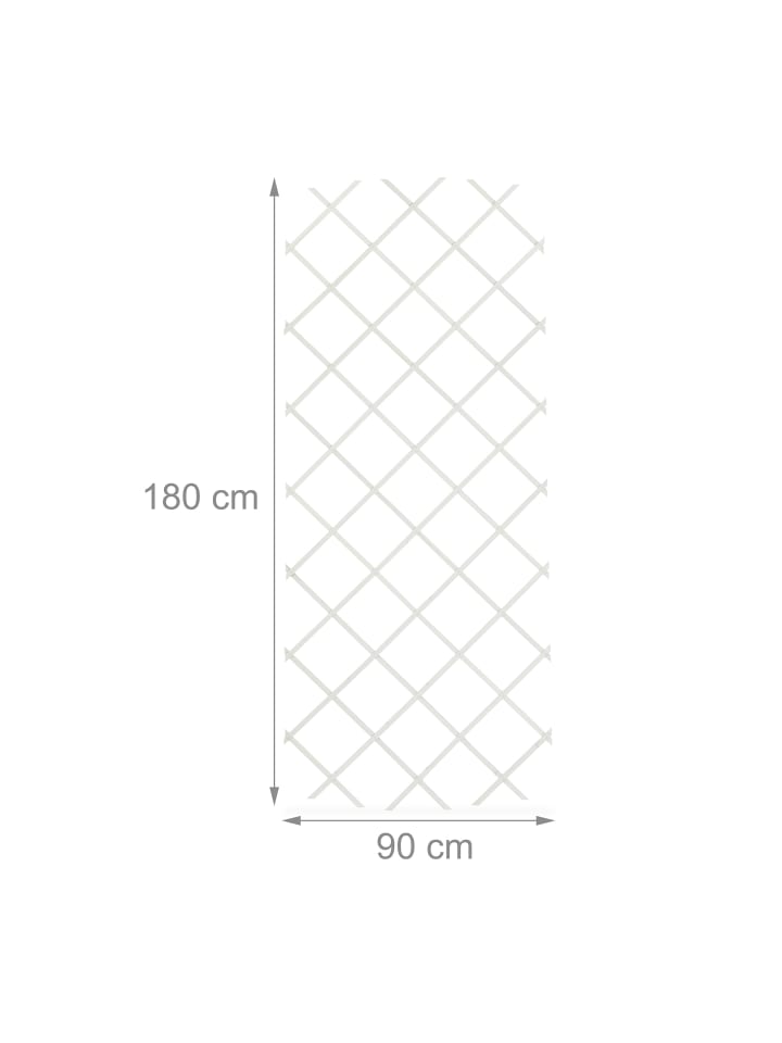 relaxdays 3 x Rankgitter in Weiß - (B)90 x (H)180 cm günstig kaufen onesize