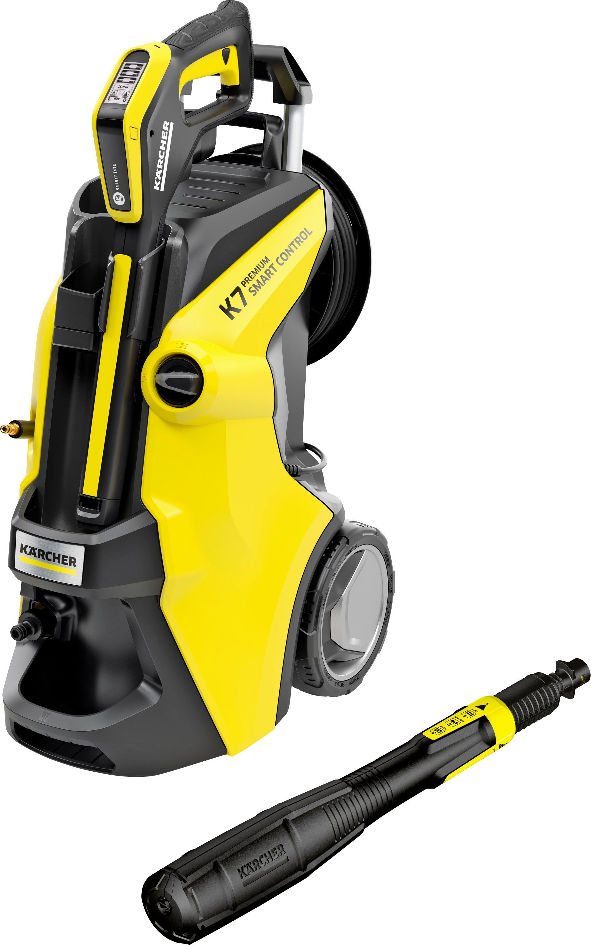 KÄRCHER Hochdruckreiniger K 7 Premium Smart Control, Druck max: 180 bar, Fördermenge max: 600 l/h, Bluetooth zur Home & Garden App, Quick Connect