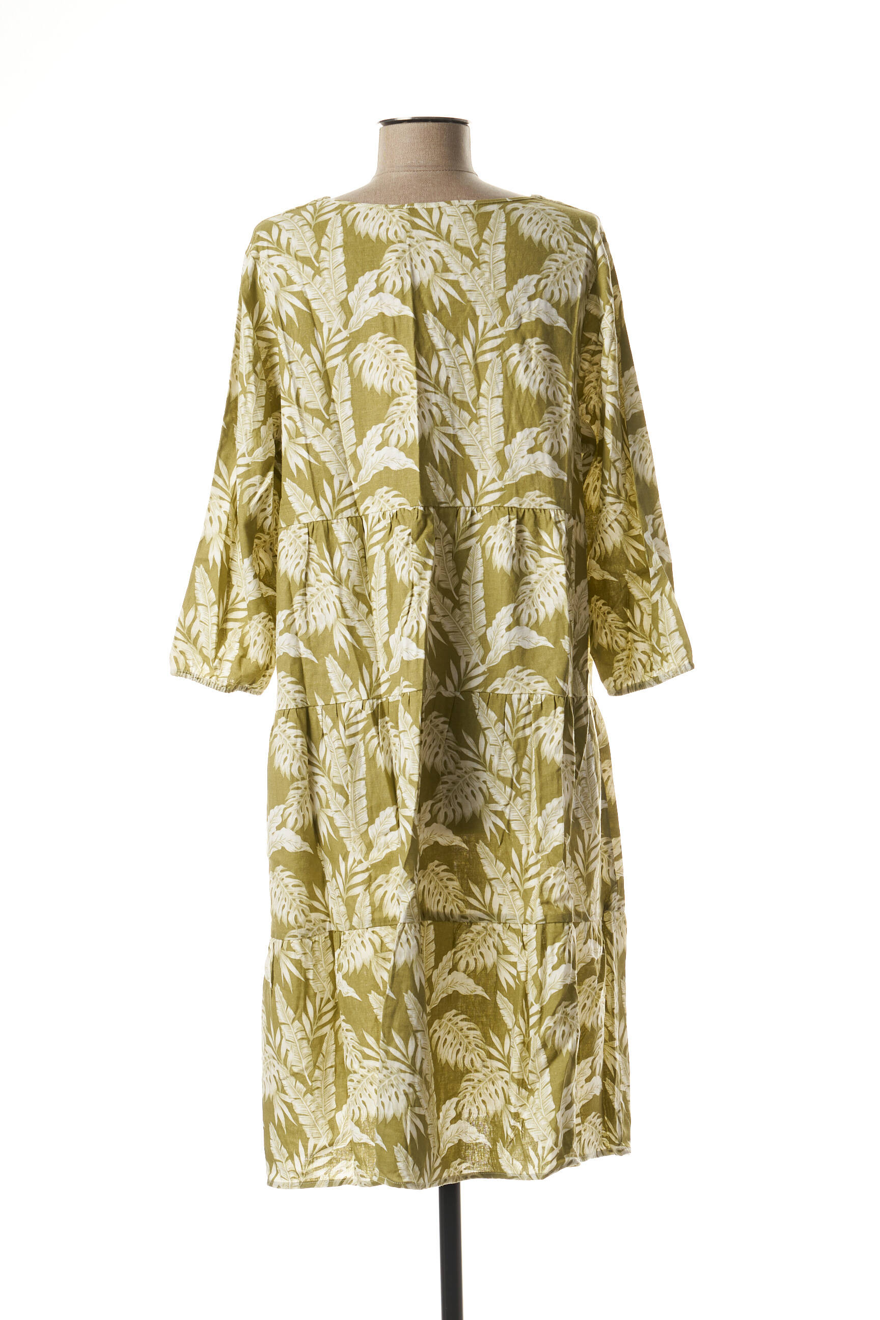 Cream Tuniquemanchelongue Femme couleur vert