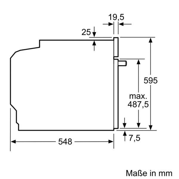 SIEMENS Induktions Herd-Set EQ521WA0V, mit Teleskopauszug nachrüstbar, PowerBoost