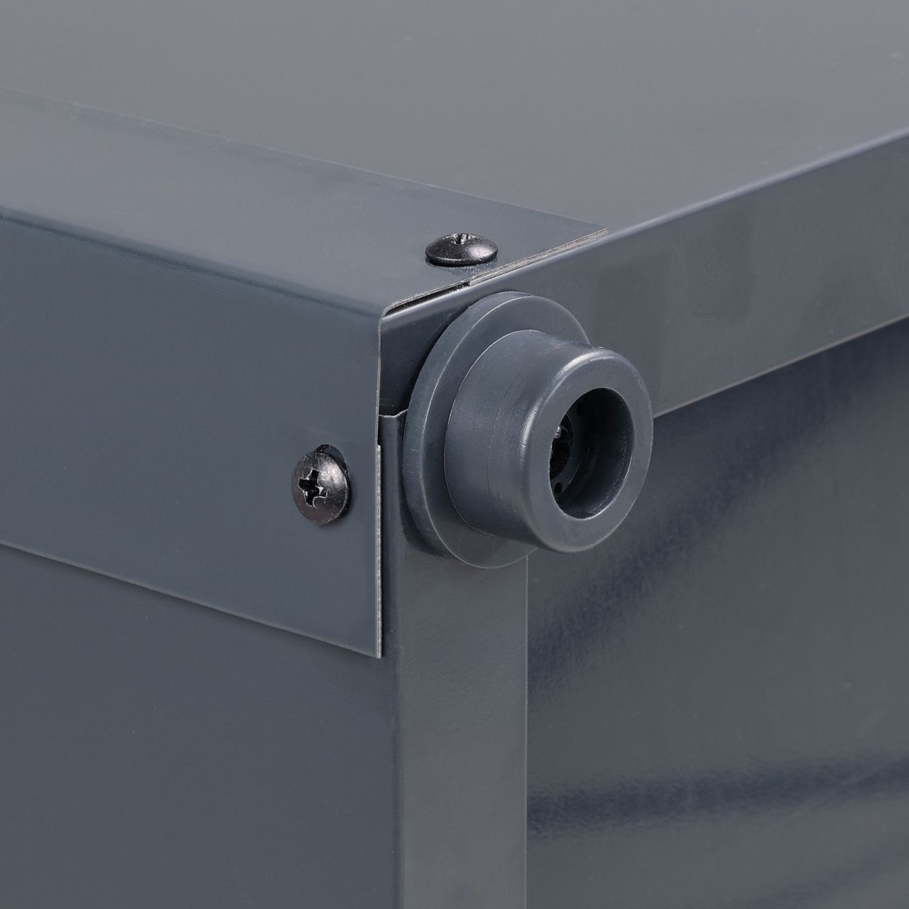 Gardebruk Auflagenbox Metall abschließbar 120 x 63 x 62cm anthrazit