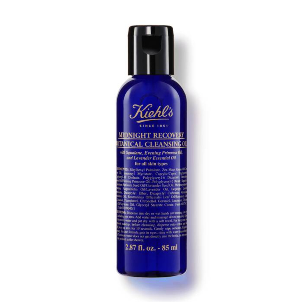 kiehl's Midnight Recovery Botanical Cleansing Oil Huile démaquillante tous types de peaux