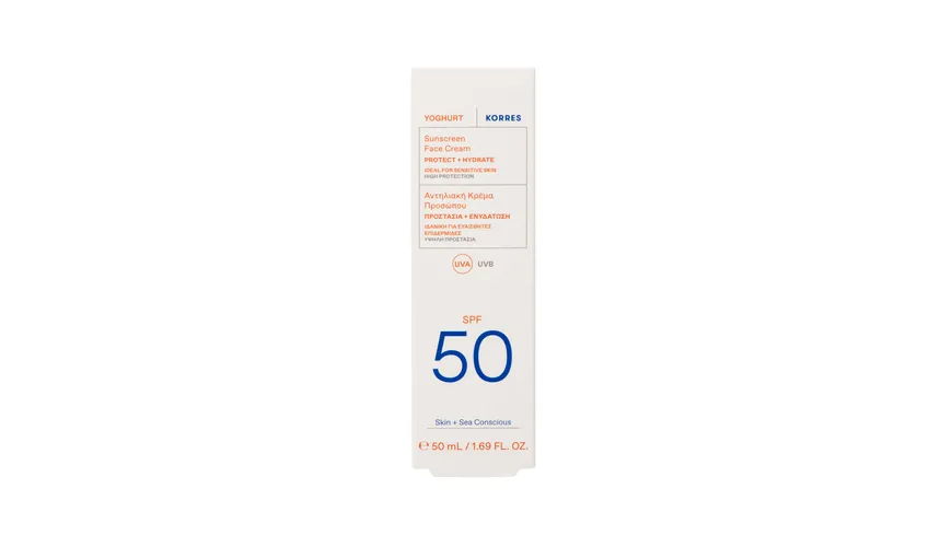 KORRES YOGHURT Sonnencreme für das Gesicht SPF50 50 ml