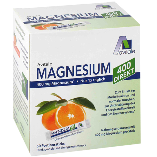 MAGNESIUM 400 direkt Orange Portionssticks  50X2.1 g  Granulat