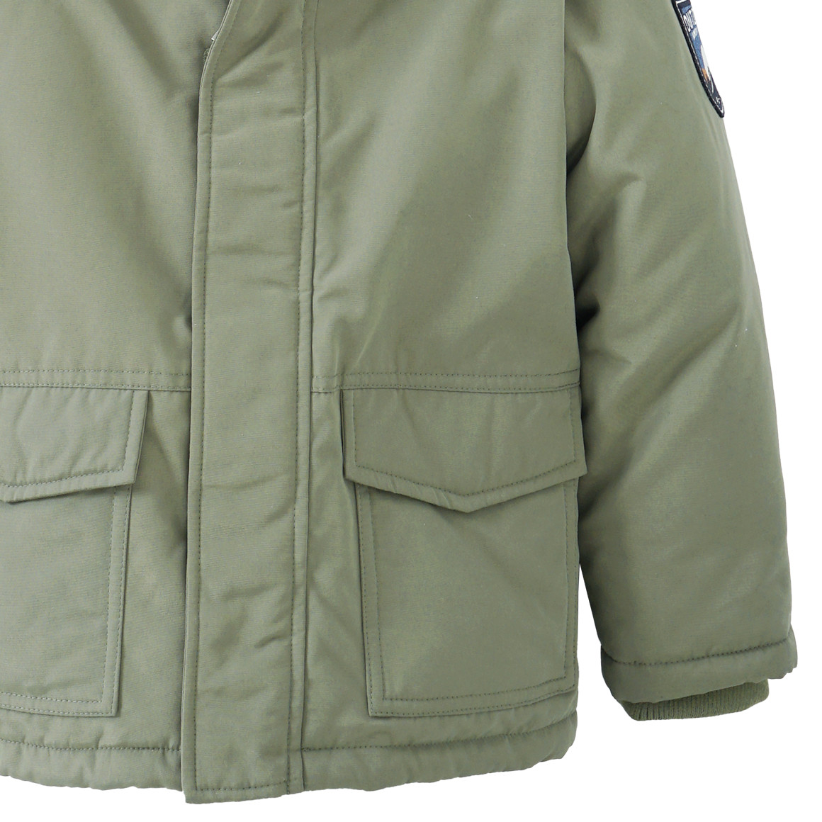 Jungen Parka mit Teddyplüsch
