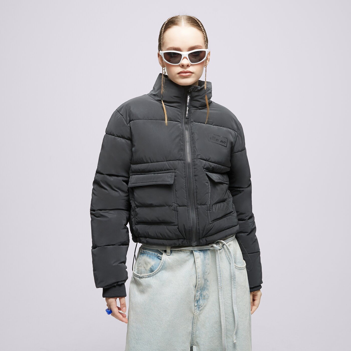 ELLESSE DAUNENJACKE SELINE PADDED JACKET BLK Schwarz