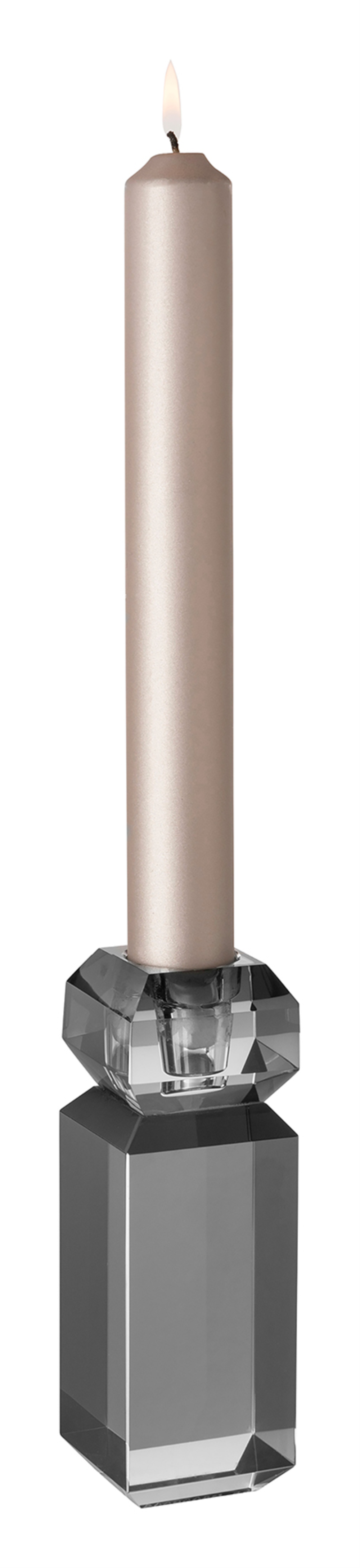 Stabkerze Candle steinfarben