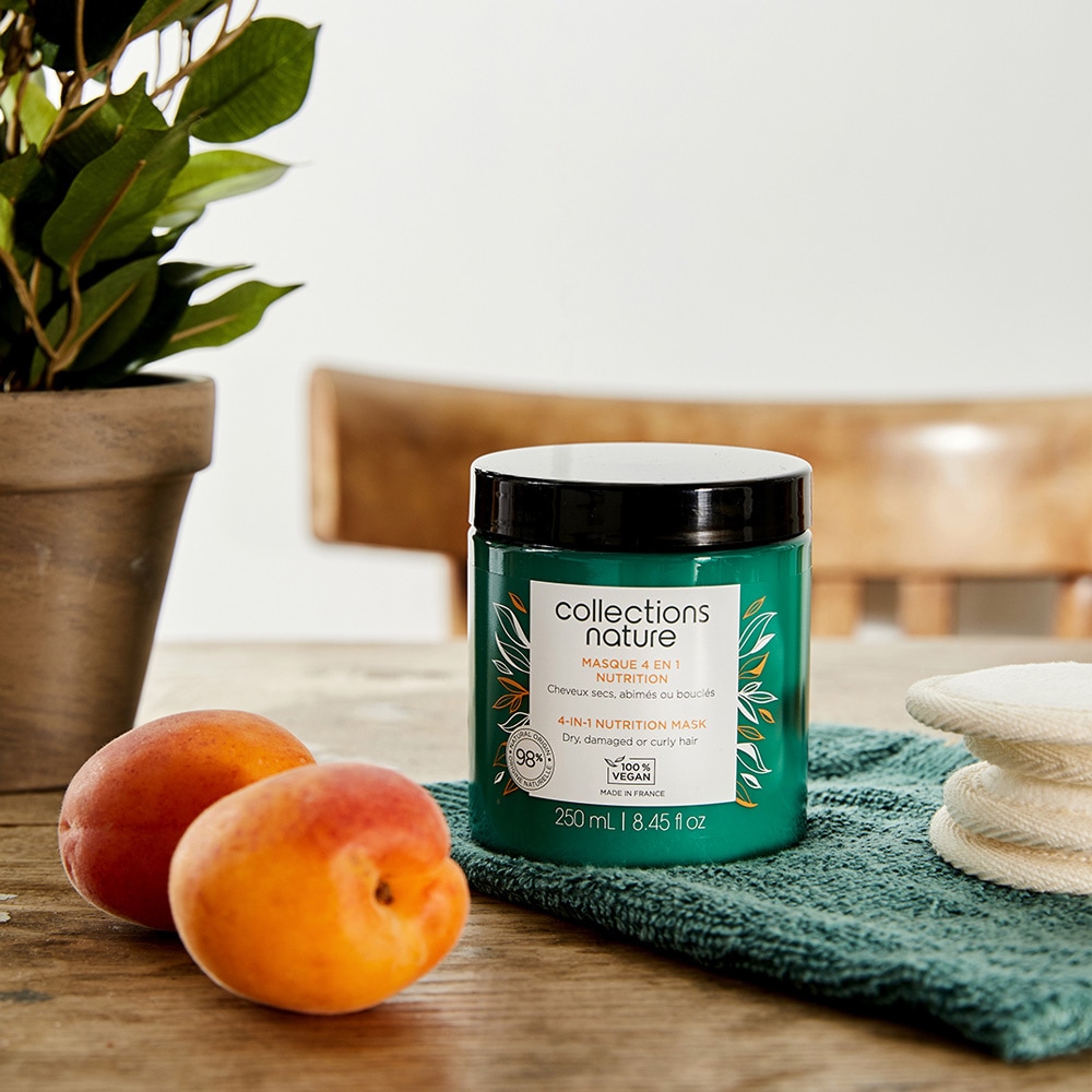 Collections Nature Masque 4 en 1 Nutrition Idéal pour les cheveux secs, abimés, bouclés