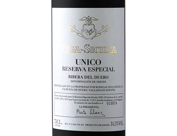 Vega Sicilia Unico Reserva Especial Edition 2022