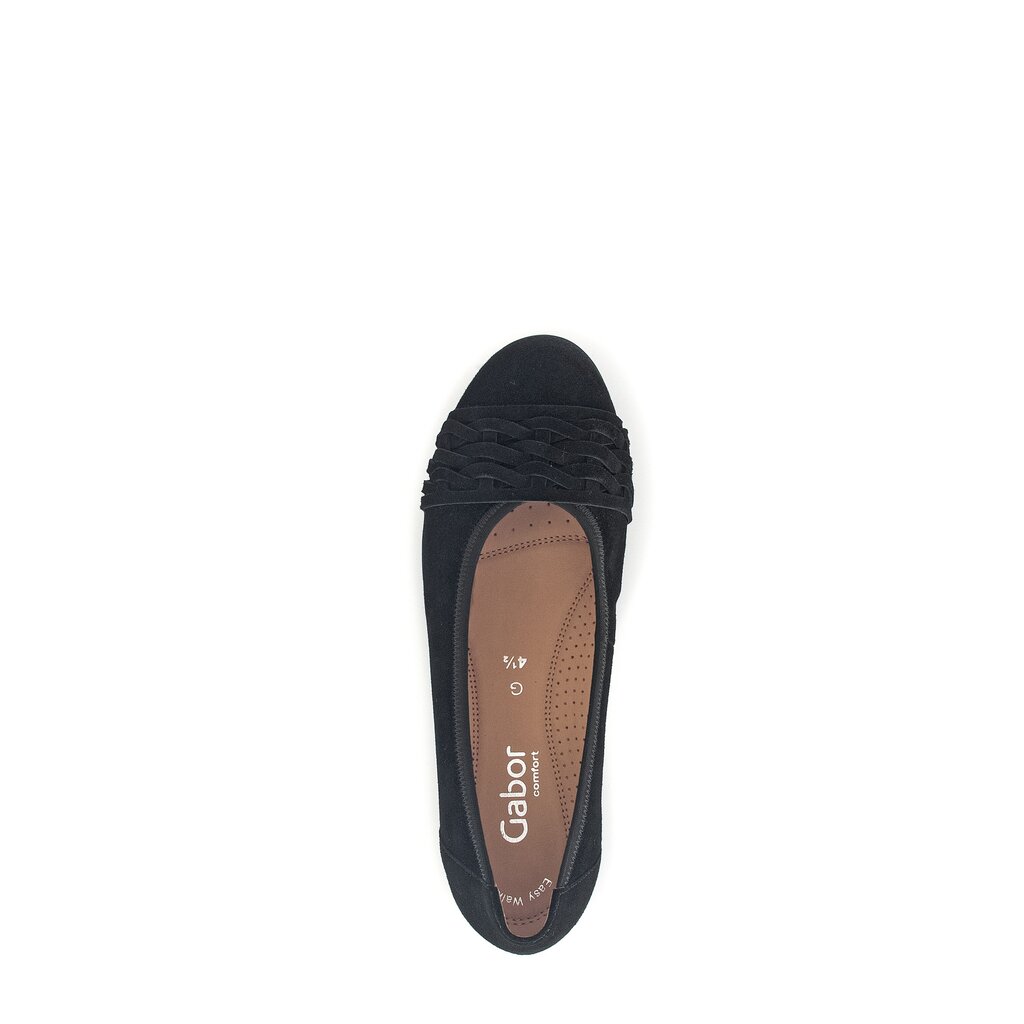 Gabor comfort Eleganter Ballerina schwarz